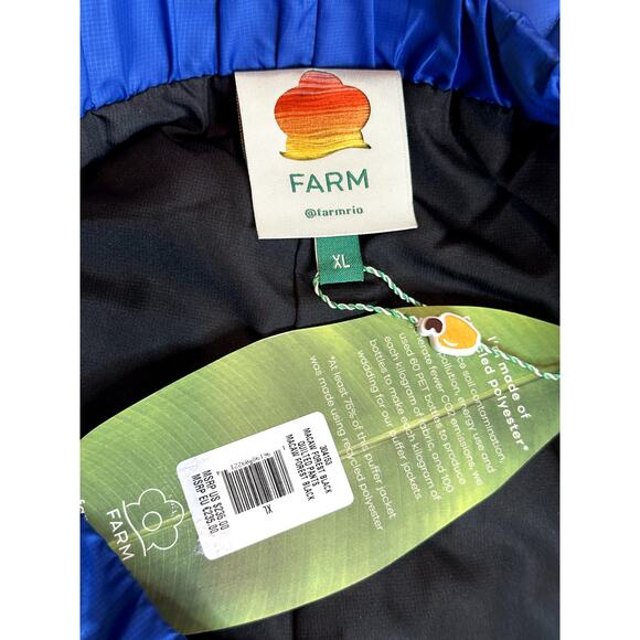 New Farm Rio Macaw Forest Black Quilted Pants XL - Picture 10 of 10